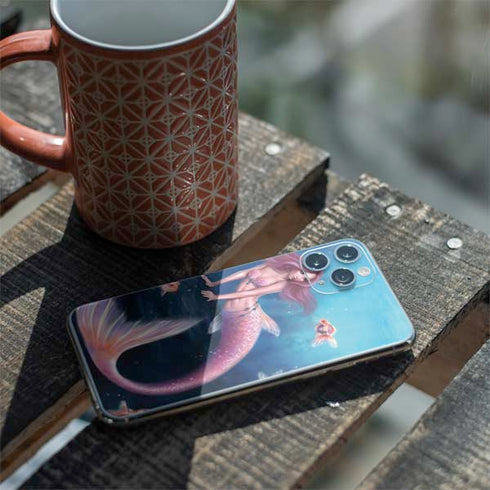 Rachel Anderson Aurelia Mermaid with Fish iPhone 11 Pro Skin